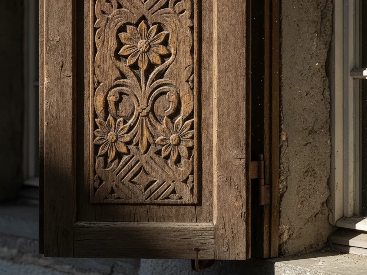 Historisches Fassadendetail unter Ortsbildschutz